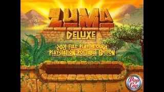 Zuma Deluxe [PSP / Playstation Portable] | Adventure Mode [2021 Full Playthrough]