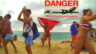 St. Maarten – 2nd amazing Jet Blast Challenge - JetBlue A320 (2. Film of 8)