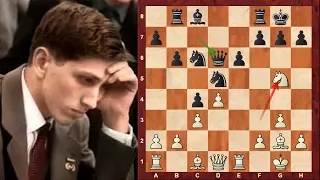 Amazing Chess Game: Bobby Fischer's first memorable game vs James Sherwin - Sicilian Defence KIA