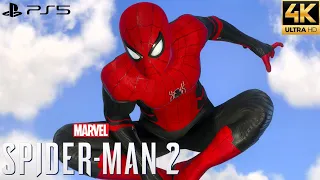 Marvel's Spider-Man 2 PS5 - Far From Home Suit Free Roam Gameplay (4K 60FPS)