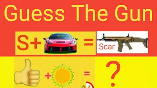 Guess The Gun By Emoji [ Freefire ] [PUBG/BGMI ]