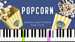 Popcorn - Gershon Kingsley  EASY Piano Tutorial