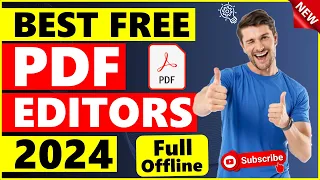 Best Free PDF Editor For Windows 2024 | Full Offline PDF Editing Application With All Editing Tools