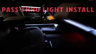 2022 Pathfinder pass thru light installation