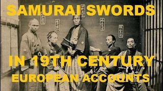 Katana vs Sabre: More European accounts of Japanese swords and sword fighting