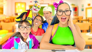 VOLVEMOS A LA ESCUELA POR 24 HORAS 😱 | Karla Bustillos