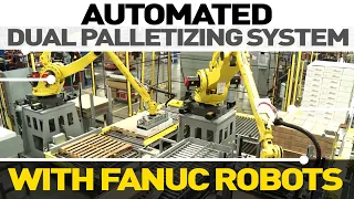 Automated Dual Palletizing System, Courtesy of Brenton Engineering