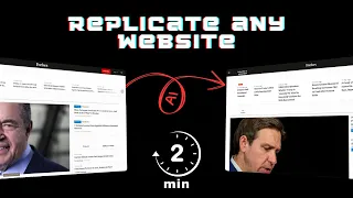 Replicate ANY Website in 2 Minutes Using this AI Tool