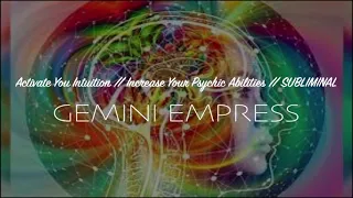 Activate Your Intuition // Increase Your Psychic Abilities // SUBLIMINAL