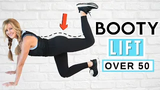 10 Minute Booty Burn Workout For Women Over 50 | No Equipment!
