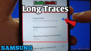 How to enable or disable long traces on Samsung Galaxy A02 | System Tracing | Developer Options