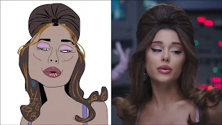 POP DRAWING MEME #30 | ARIANA GRANDE - 34+35 | Ruby Fun