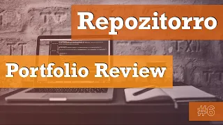 Repozitorro #6 - Обзор портфолио начинающего Front-end разработчика/Beginner FE Developer Portfolio