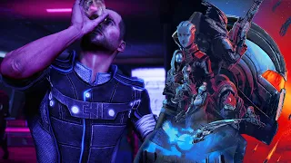 Shepard gets drunk in Purgatory on Citadel - Mass Effect 3 Legendary Edition