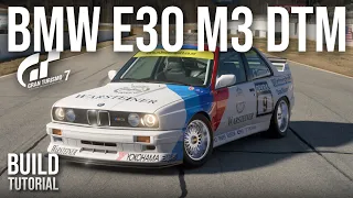 Gran Turismo 7 | BMW E30 M3 DTM Build Tutorial | Special Projects