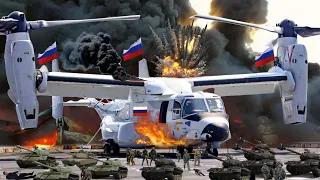 7 MINUTES AGO! Ukraine Successfully Destroys 35 New Russian Giant Nuclear Helicopters