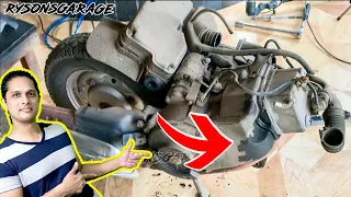 Suzuki Access Engine Oil leakage Problem Permanent Fix | Episode 1| Taking The Engine Out