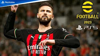 eFootball 2023 PS5 | Milan vs Napoli | San Siro | Serie A 22/23 | PS5 Gameplay