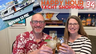 DeFever 53 Pilot House for the Great Loop? Happy Hour Yacht Shopping #34