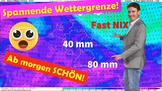 Danke, Thomas: Knallerwetter über Christi Himmelfahrt, viel Sonne, oft trocken! Im Osten zu trocken!