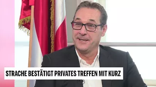 Strache bestätigt privates Treffen mit Kurz