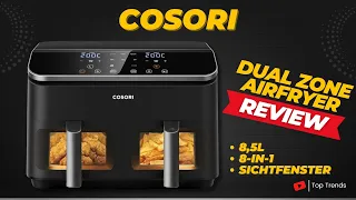 COSORI Heißluftfritteuse mit Doppelkammer Review - Lohnt sich der Kauf?