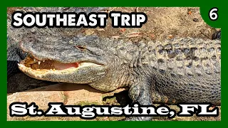 Southeast Trip Part 6: St. Augustine FL, Alligator Farm, Fountain Of BBQ, Lighthouse - ParoDeeJay