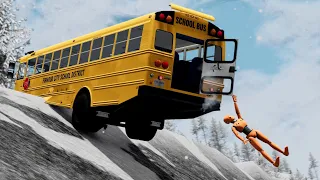 School Bus Accidents 2 | BeamNG.drive