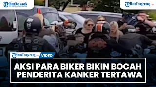 Aksi Mulia para Biker, Bikin Bocah Penderita Kanker Tertawa Lebar