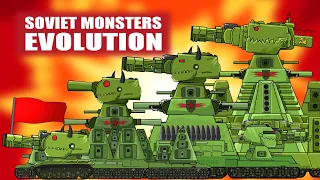 "Tank Evolution - From KV Mini to KV99" Cartoons about tanks