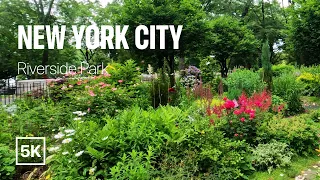 [5K] New York City 🗽 Summer Walk - Riverside Park [Jun. 2022]