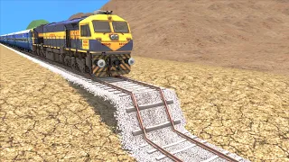 TRAINS Vs BAD RAILWAY TRACKS COMPILATION — Train Simulator 2022
