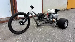 DIY Мото-дрифт Трайк! - Часть 1!  (drift trike motorized)