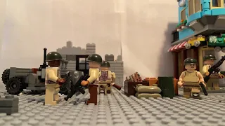 Lego World War II // Battle of Willington Supply Base // StopMotion