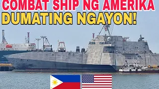 COMBAT SHIP NG AMERIKA DUMATING NA