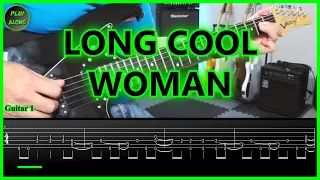 ✅ The Hollies - LONG COOL WOMAN (In a Black Dress) ✅ Electric Guitar Cover | Guitar Tutorial.