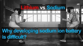 why developing a sodium ion battery is difficult?