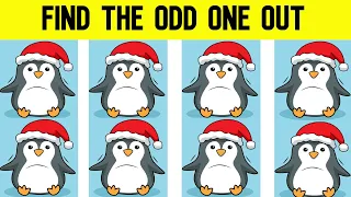 🎄 Christmas 🎅 Find the Odd One Out Puzzle | Odd Emoji Out Game