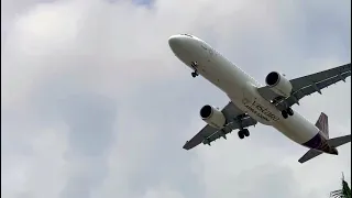 Vistara Airbus A320neo on Approach