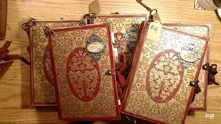 New Journals in My Etsy Shop, Repurposed Vintage Encyclopedias, junk journals, flip through