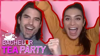 Ashley I. & Jared Haibon Gush Over Tayshia & Zac's Engagement | Bachelor Tea Party