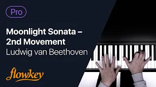 Moonlight Sonata – 2nd Movement - Ludwig van Beethoven (Piano Tutorial)