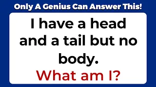 ONLY A GENIUS CAN ANSWER THESE 10 TRICKY RIDDLES | Riddles Quiz With Answers #58