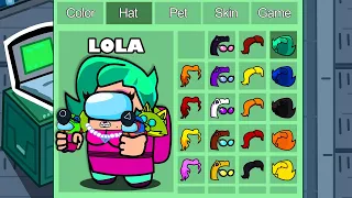 Lola in Among Us ◉ funny animation - 1000 iQ impostor