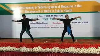 Ravi varman and Punitha Shalini  Sidhha day dance perfomance