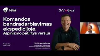 TELIA SVV•Gyvai: „Komandos bendradarbiavimas ekspedicijoje - aplinizmo patirtys verslui“