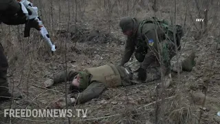 Ukraine Civilians Train for Combat Situations Amid Threat of War - Georgian National Legion