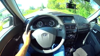 2015 Лада Приора Робот. POV Test Drive.