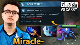 MIRACLE tests the NEW Vengeful Spirit Attack Melee Effects vs MIKEY