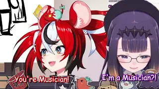 Ina is surprised when she finds out that she is Musician [Hololive]